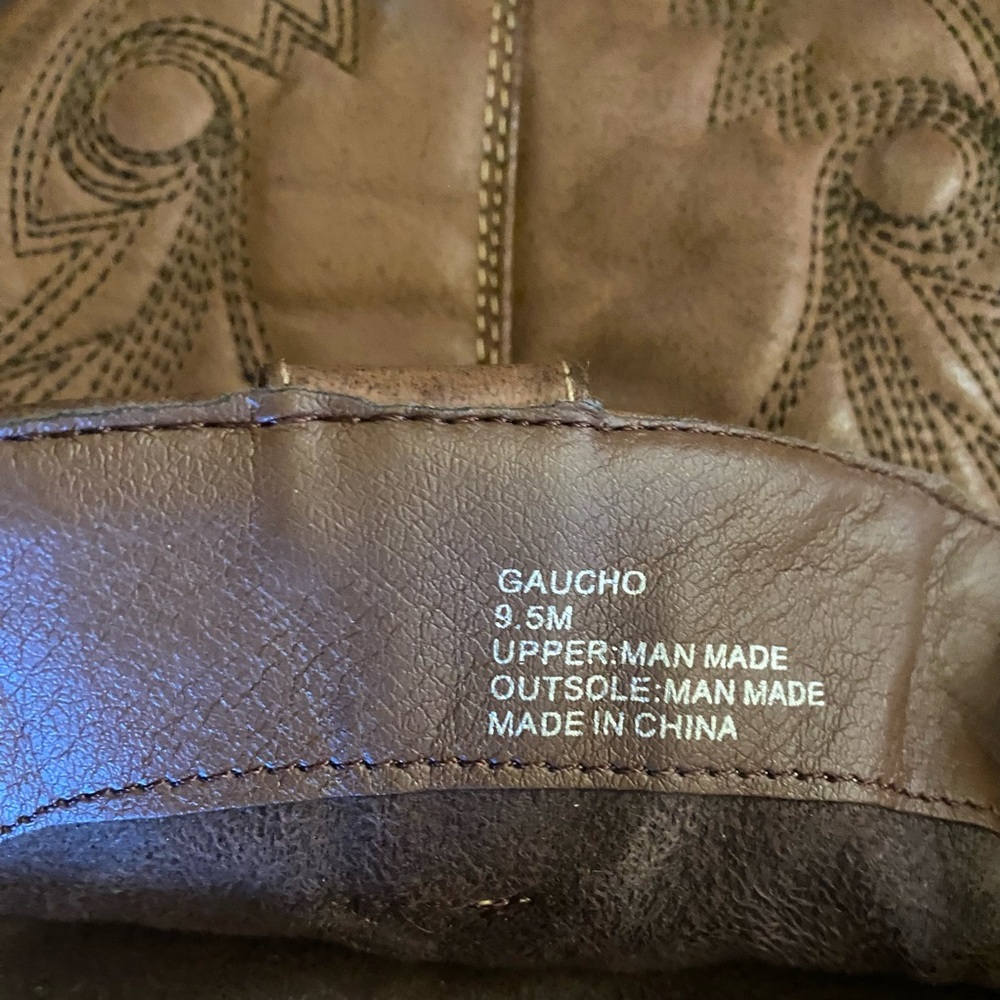 Brown Western Cowboy Boots - Picture 4 of 5